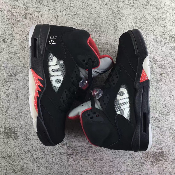 Authentic Air Jordan 5 Supreme x Black